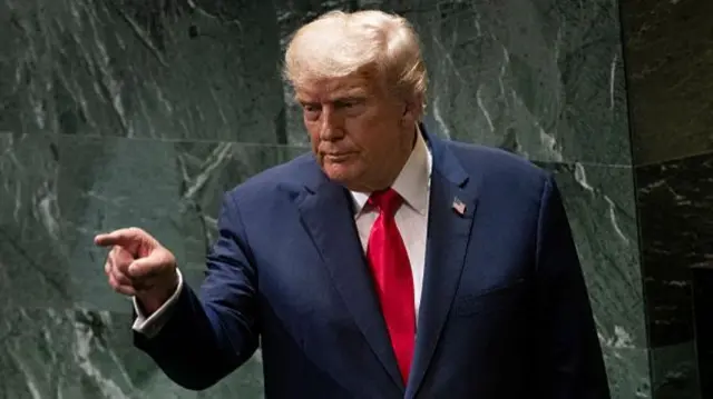 Doonaald Tiraamp wayita kora 80ffaa UN irratti haasaa taasisuuf gara galma walga'ii seenan rakkoon teeknikaa isaan mudachuu komataniiru