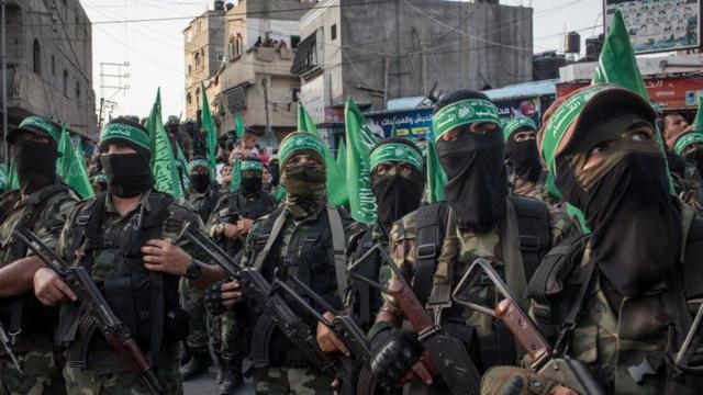 Soldados membros do Hamas