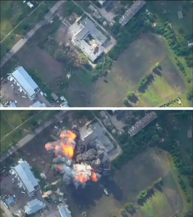 লিপৎসিতে আঘাত হেনেছে রাশিয়ান গ্লাইড বোমা। 