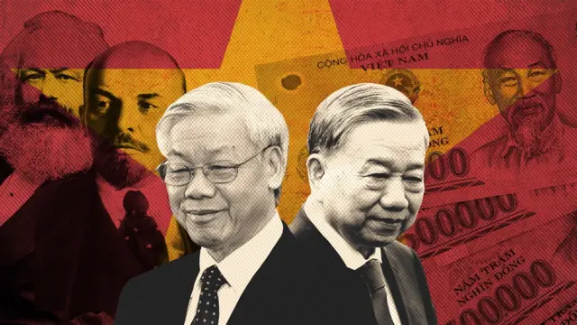 Ảnh minh họa ông Tô Lâm (phải) và ông Nguyễn Phú Trọng 