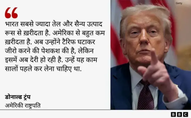 ट्रंप का बयान