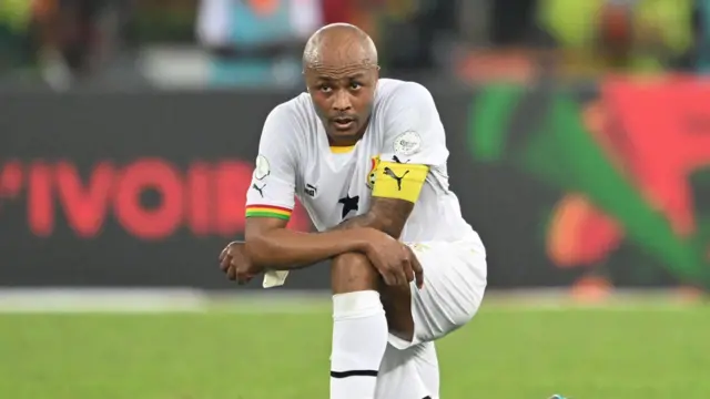 Andre Ayew at the 2023 Africa Cup of Nations