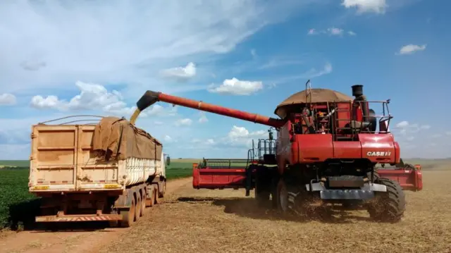 Caminhão e máquina agrícolabonus spin sportsplantação