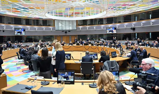 Una reunión de los ministros de Exteriores de la UE en diciembre de 2025.