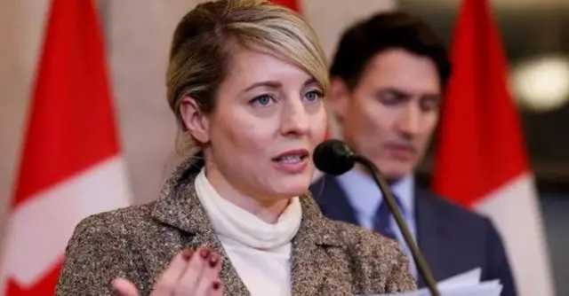 कनाडा की विदेश मंत्री मेलेनी जोली