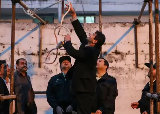 Installation d'une corde pour exécution