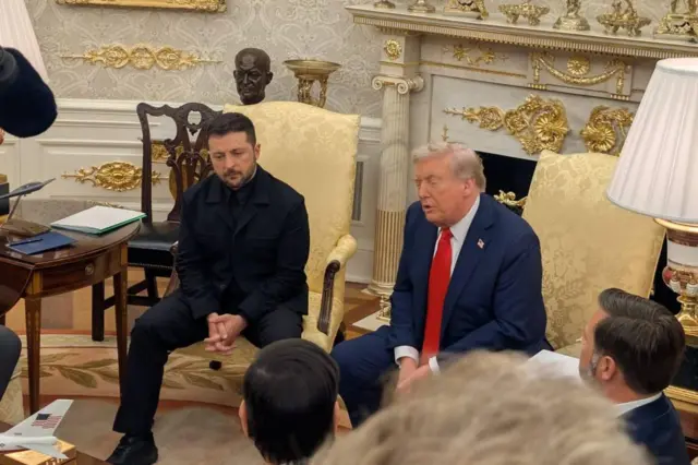 Зеленський і Трамп у Білому домі