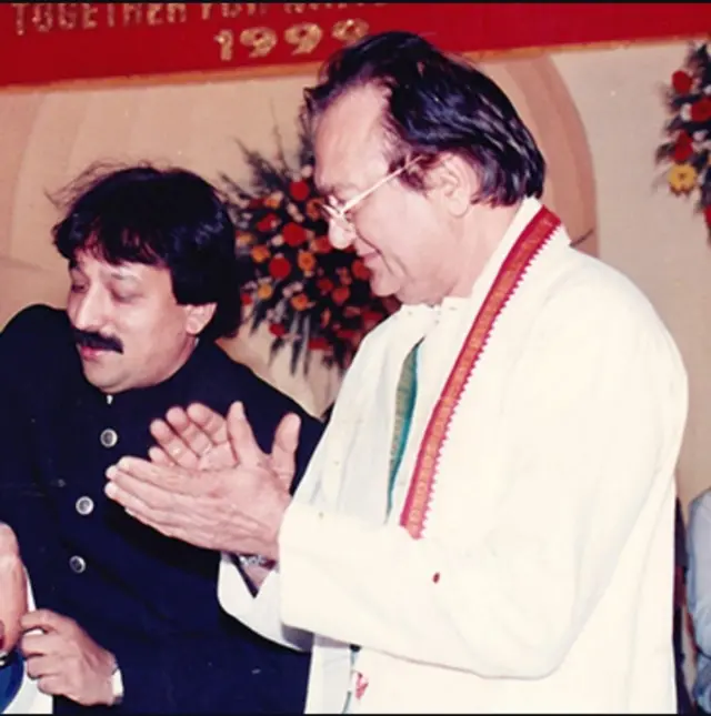 सुनील दत्त और बाबा सिद्दीकी