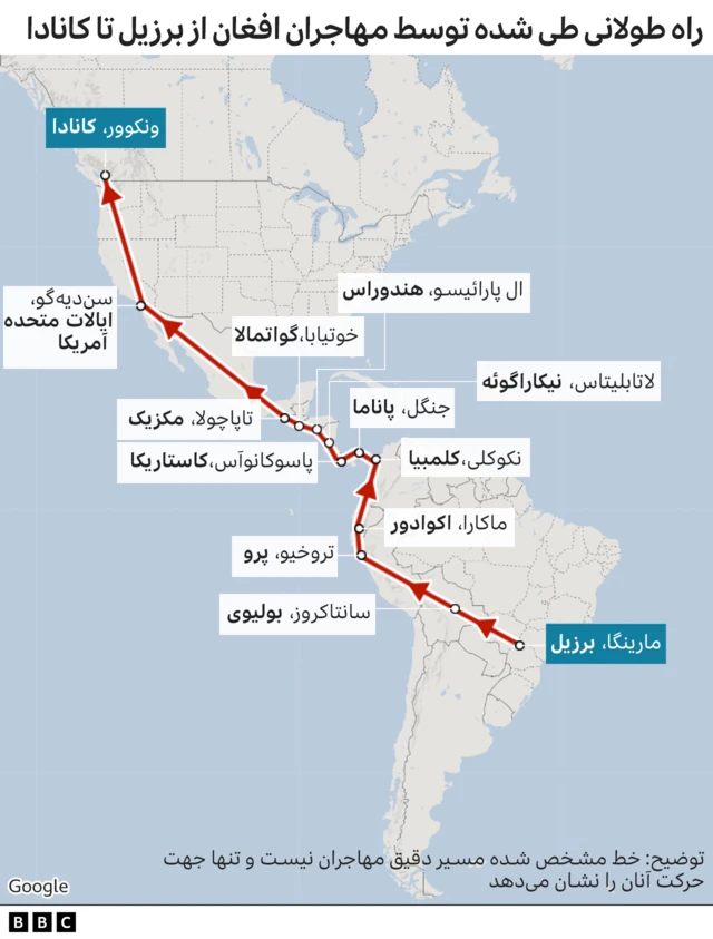 سفر مهاجران افغان