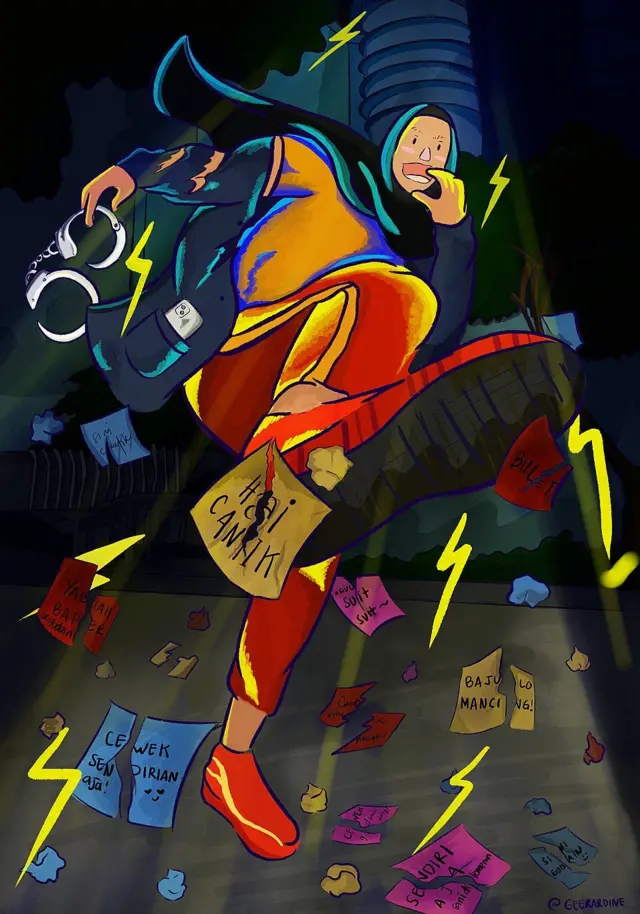 Ilustrasi cat calling