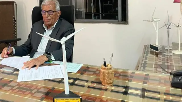 உலக காற்றாலை சங்கத்தின் துணைத்தலைவர் கஸ்துாரி ரங்கையன்.