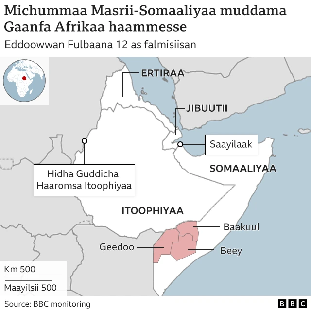 Michummaa Masriifi Somaaliyaa nageenya gaanfa Afriikaa hammeesse