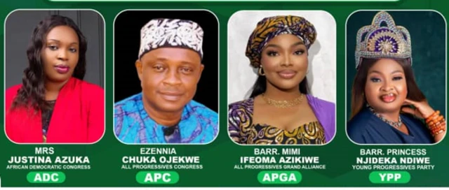 Ndị na-azọ ọkwa onye nnọchịtaanya Onicha Nọt n'ụlọomeiwu Anambra steeti