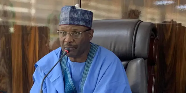 Inec Chairman Prof Mahmood Yakubu 