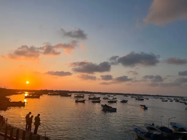 ميناء غزة بكاميرا سجى العليان