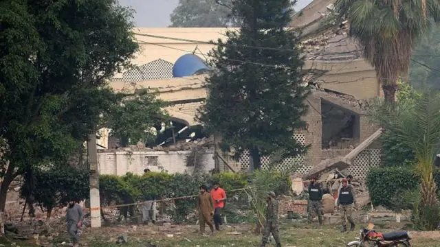 হামলায় ক্ষতিগ্রস্ত এলাকা