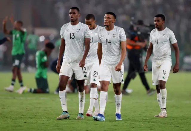 Saụt Afrịka eriteghị ọkwa ịgba Asọmpị Afcon 2021 mechara rute ọkwa osote bọọlụ ikpeazu n'Asọmpị Afcon 2023.