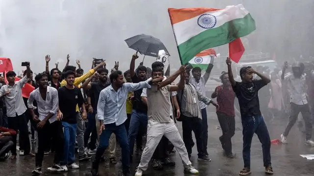 धर्मेंद्र प्रधान के इस्तीफ़े की मांग में पटना में हुए प्रदर्शन के सोशल मीडिया पर काफ़ी सुर्खियां बटोरीं, 22 जुलाई को पटना में हुए प्रदर्शन की तस्वीर