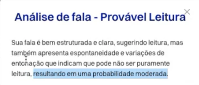 Imagem de uma ferramenta de entrevistas feitas por IA.