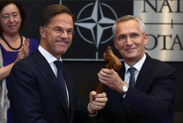 Mark Rutte ve Jens Stoltenberg