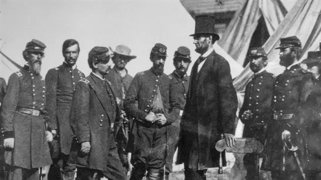 Авраам Лінкольн в Ентитемі під час Громадянської війни