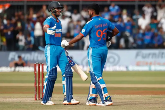 श्रेयस अय्यर और शुभमन गिल 