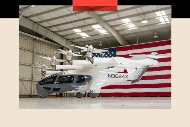 Prototipo de un "auto volador".