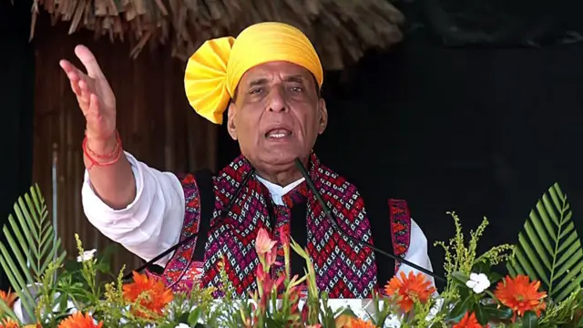 भारत के रक्षा मंत्री राजनाथ सिंह