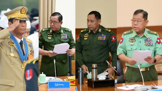 ဗိုလ်ချုပ်မှူးကြီးမင်းအောင်လှိုင်ရဲ့ ပြည်ထဲရေးဝန်ကြီးတချို့