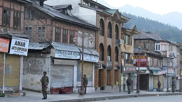Locals in Kashmir shut shops and schools on Wednesday to protest against the attack
