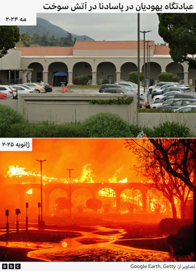 آتش سوزی لس آنجلس