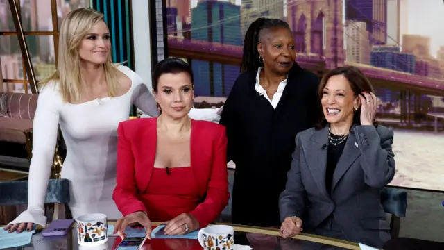 Kamala Harris no programa The View ao ladobet meaningoutras mulheres