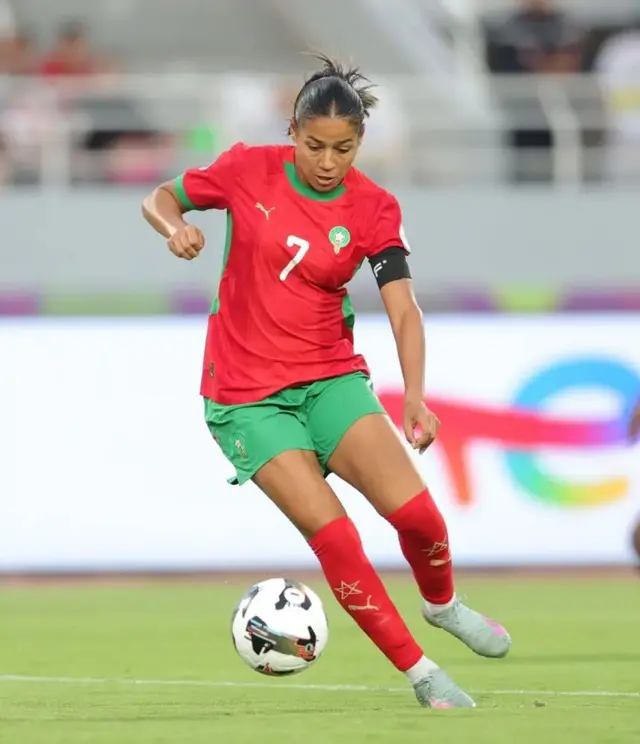 Ghizlane Chebbak w'imyaka 35 ni kizigenza w'umugwi nserukiragihugu wa Maroc amaze gutsindira uwo mugwi ibitsindo birenga 30