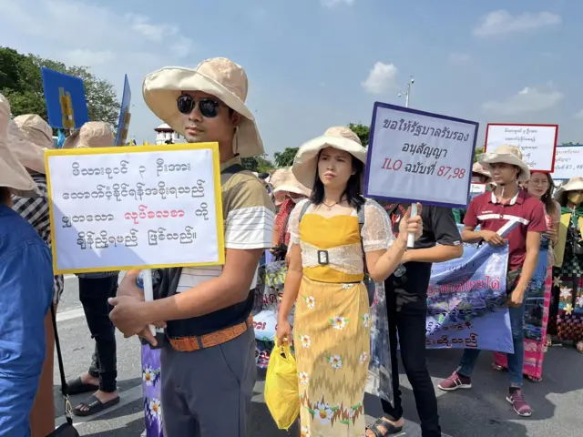 မြန်မာရွှေ့ပြောင်းလုပ်သားတွေရဲ့တောင်းဆိုချက် 