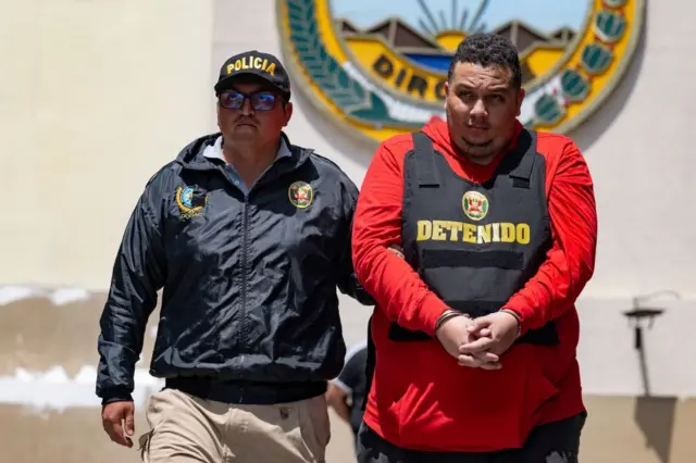 Presunto miembro del Tren de Aragua detenido en Perú.