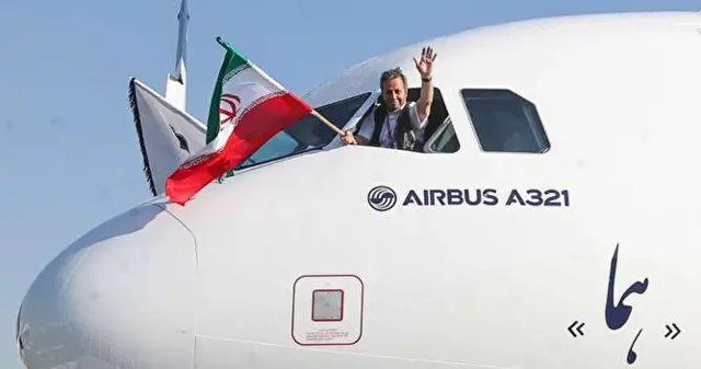 ایران پس از توافق برجام سه هواپیما نو از شرکت هواپیماسازی ایرباس تحویل گرفت