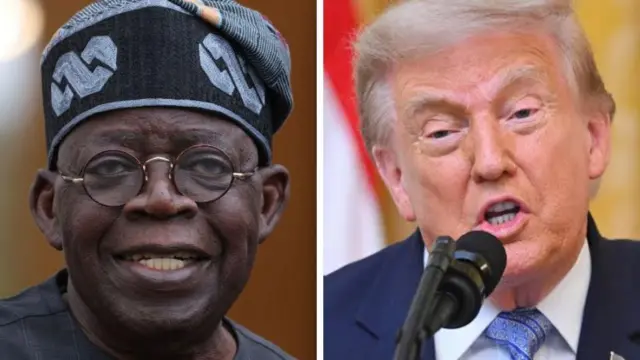Bola Tinubu and Donald Trump