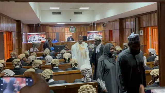 Hadi Sirika inside court