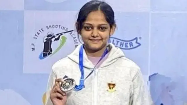 ભારત, મેઘના સજ્જનાર, એશિયા ચેમ્પિયનશિપ, શૂટિંગ, પ્રેગનન્ટ ગર્ભવતી મેઘના સજ્જનાર, રમતમાં મહિલાઓ, બીબીસી ગુજરાતી 