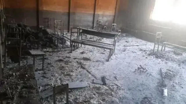 Manneen Barnoota sababii dhabiinsa nageenyaatti gubate keessaa tokko