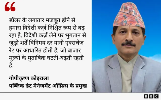 नेपाल के पब्लिक डेट मैनेजमेंट ऑफ़िस के प्रमुख गोपीकृष्ण कोइराला