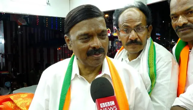 பாஜக வேட்பாளர் ஏ சி சண்முகம்