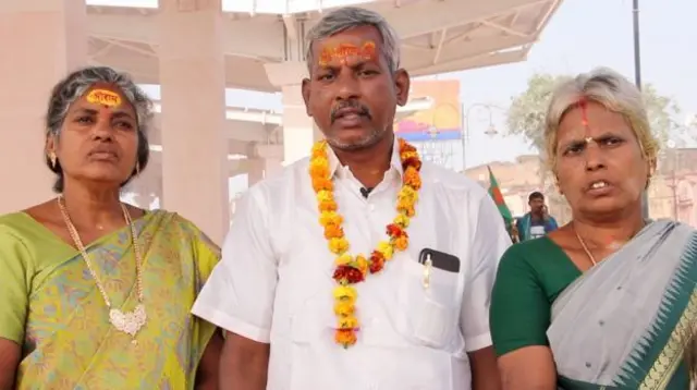 तमिळनाडूच्या वेल्लोरमधून एका ग्रुपबरोबर आलेल्या 56 वर्षीय लक्ष्मी विजयन