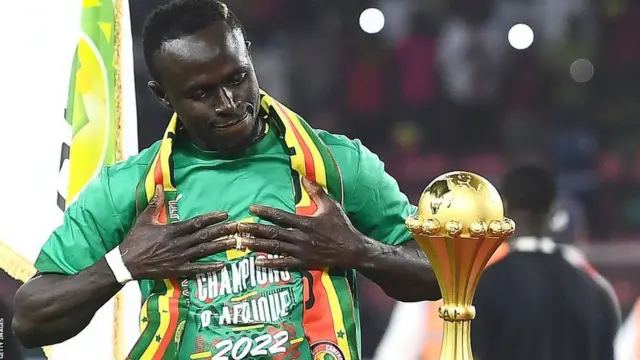 Sadio Mane react afta e win di Africa Cup of Nations wit Senegal for Cameroon for February 2022