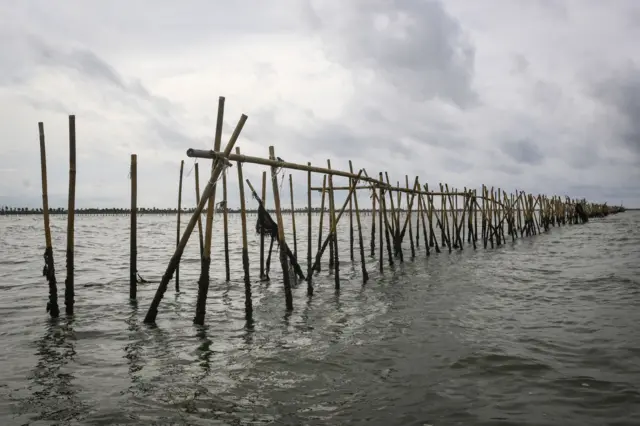 pagar laut, Banten