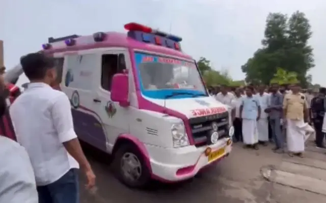 धमाके के बाद की तस्वीर