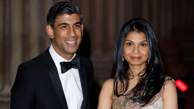 Rishi Sunak ve eşi Akshata Murty