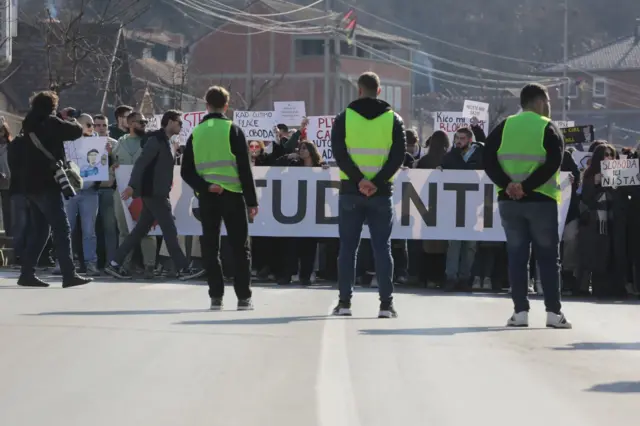 Blokada magistralnog puta u Novom Pazaru