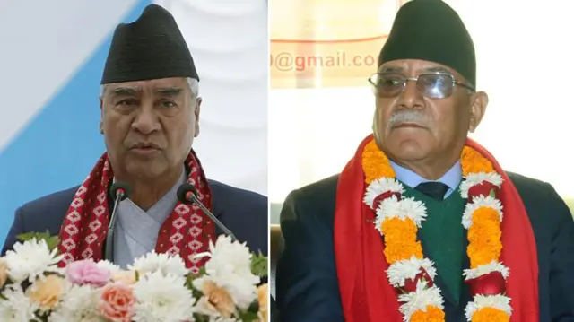 प्रचण्ड र देउवा 