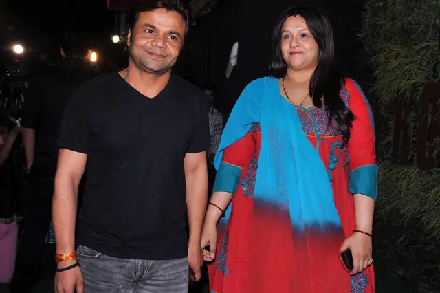 राजपाल यादव और उनकी पत्नी राधा